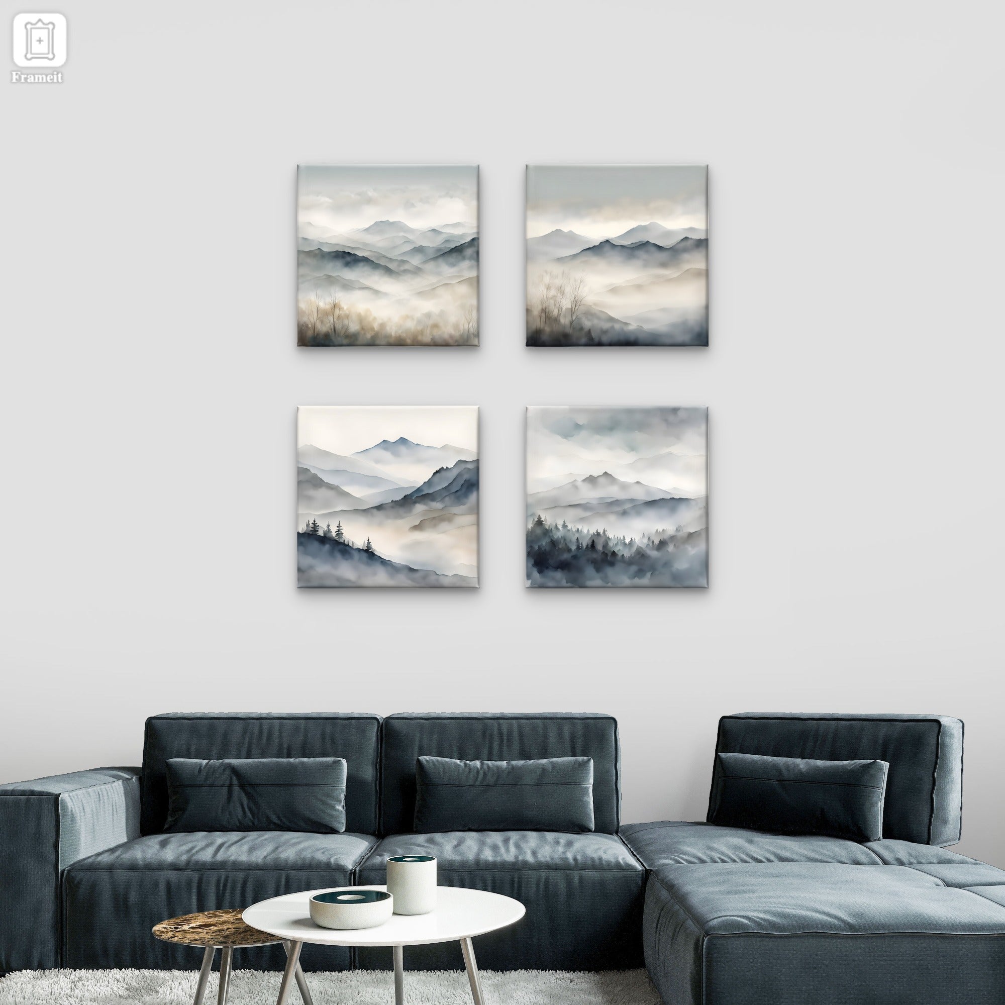 Mountains – Gallery Wall Art Set of 4