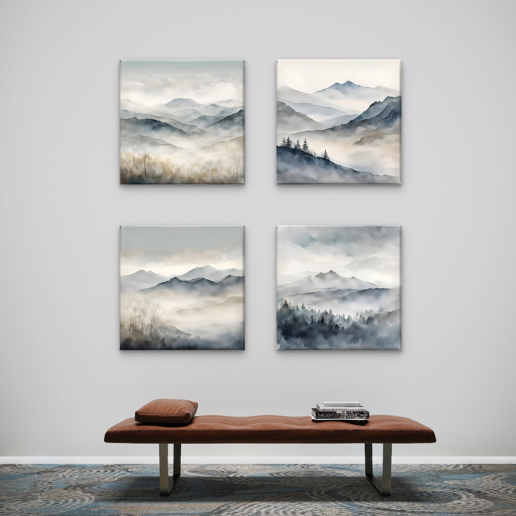 Mountains – Gallery Wall Art Set of 4