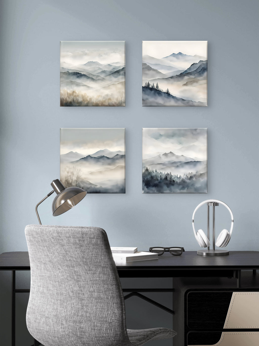 Mountains – Gallery Wall Art Set of 4