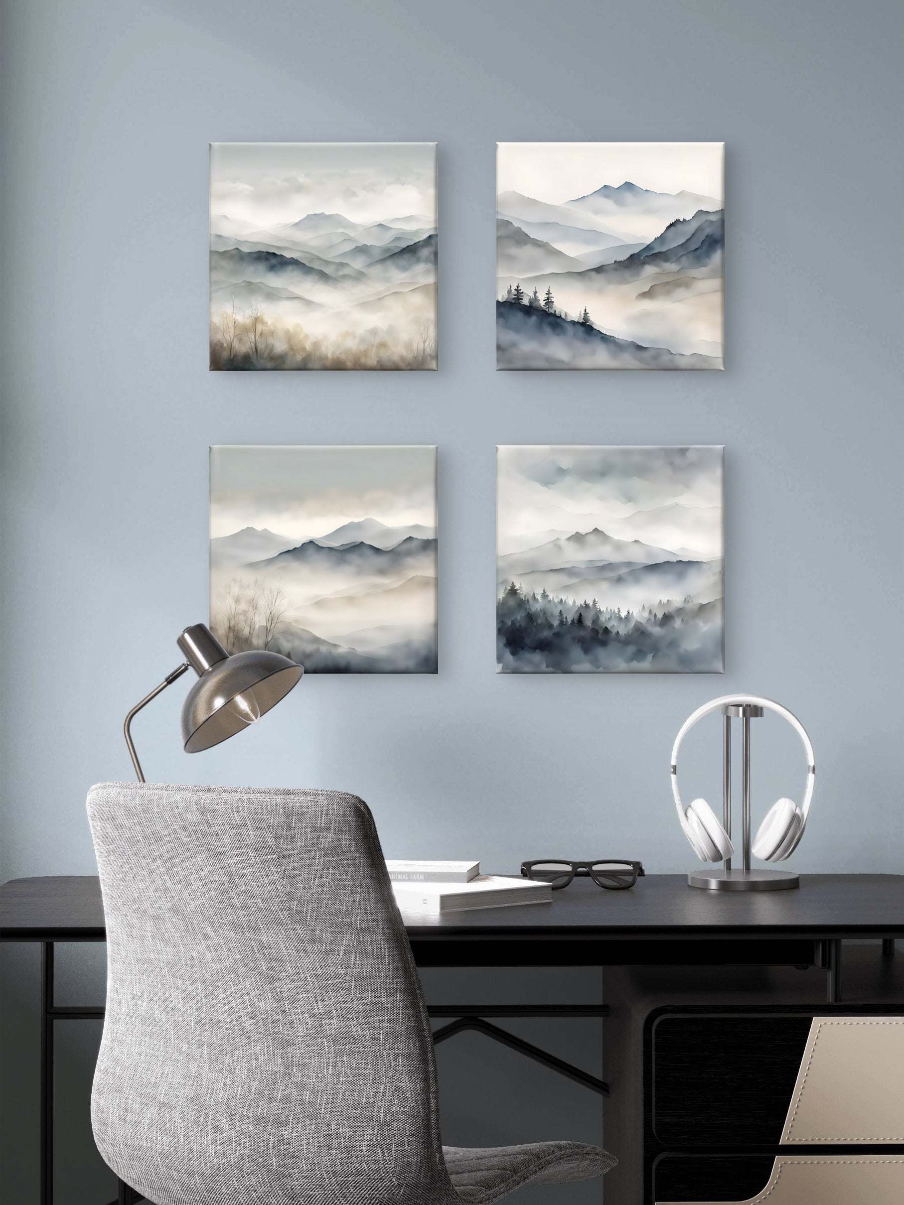 Mountains – Gallery Wall Art Set of 4