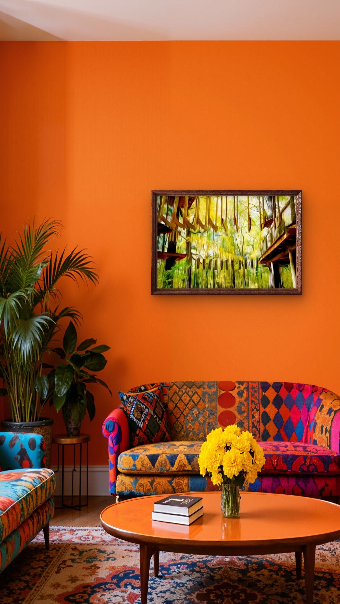 Treetop Trekking Along the St. Lawrence River — Digital Wall Art-d