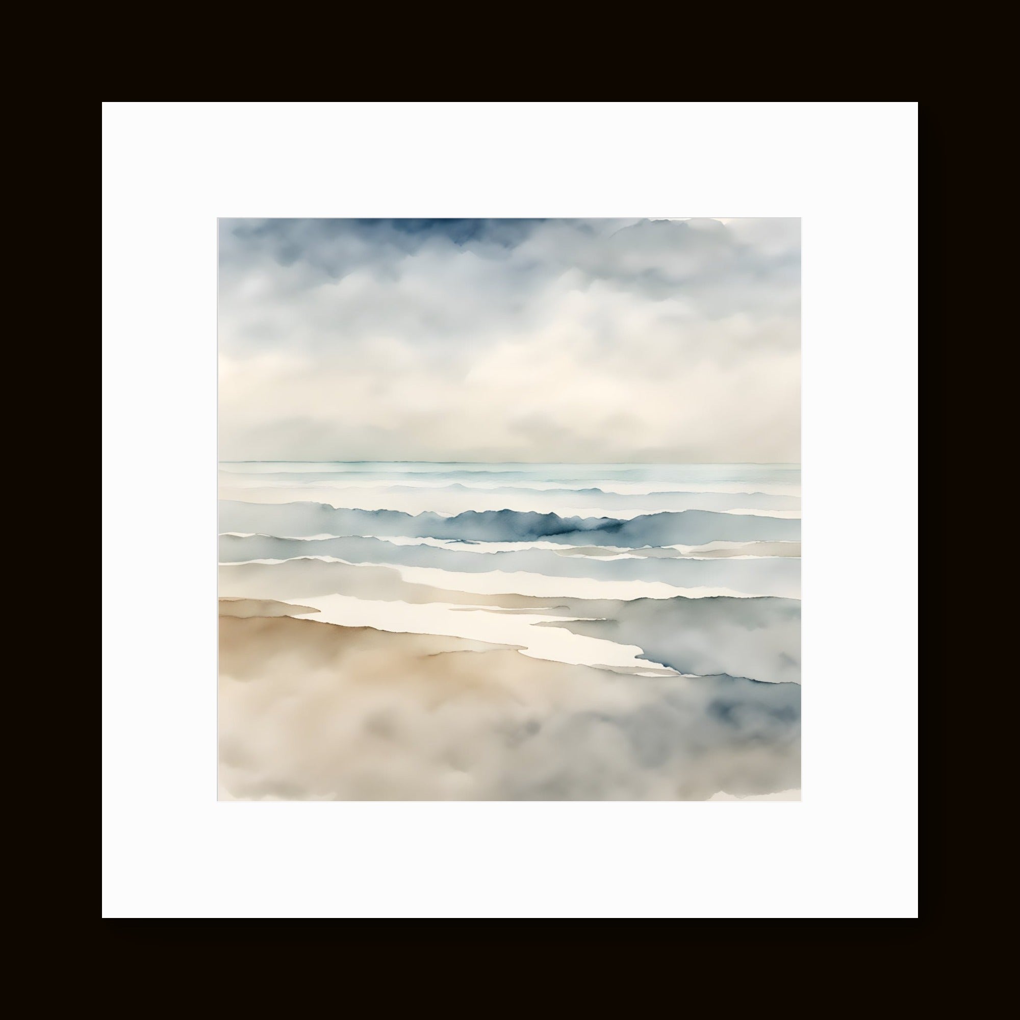 Beachview – Coastal Dreamscape Wall Art Print - Byeutifull Art