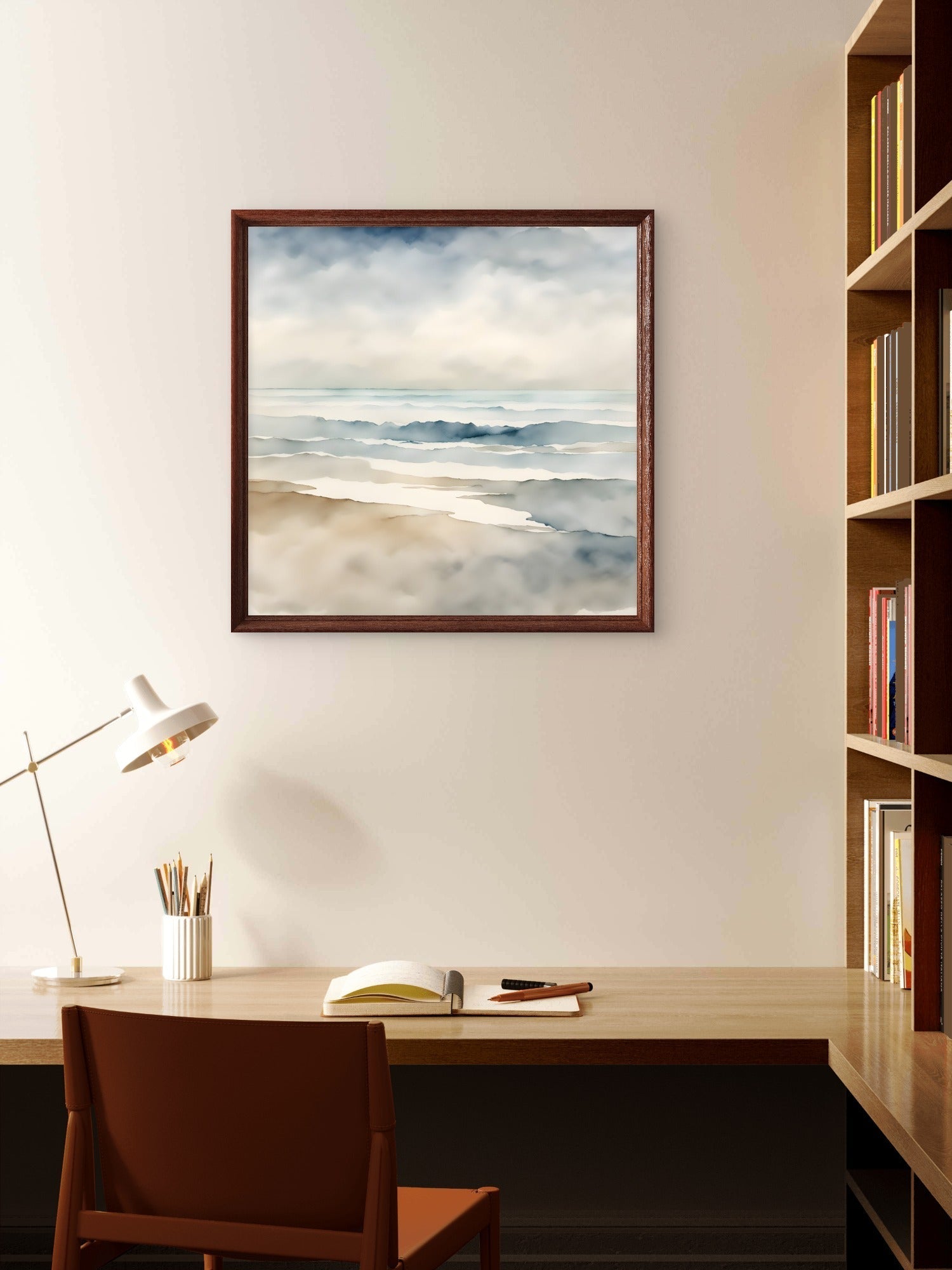 Beachview – Coastal Dreamscape Wall Art Print - Byeutifull Art