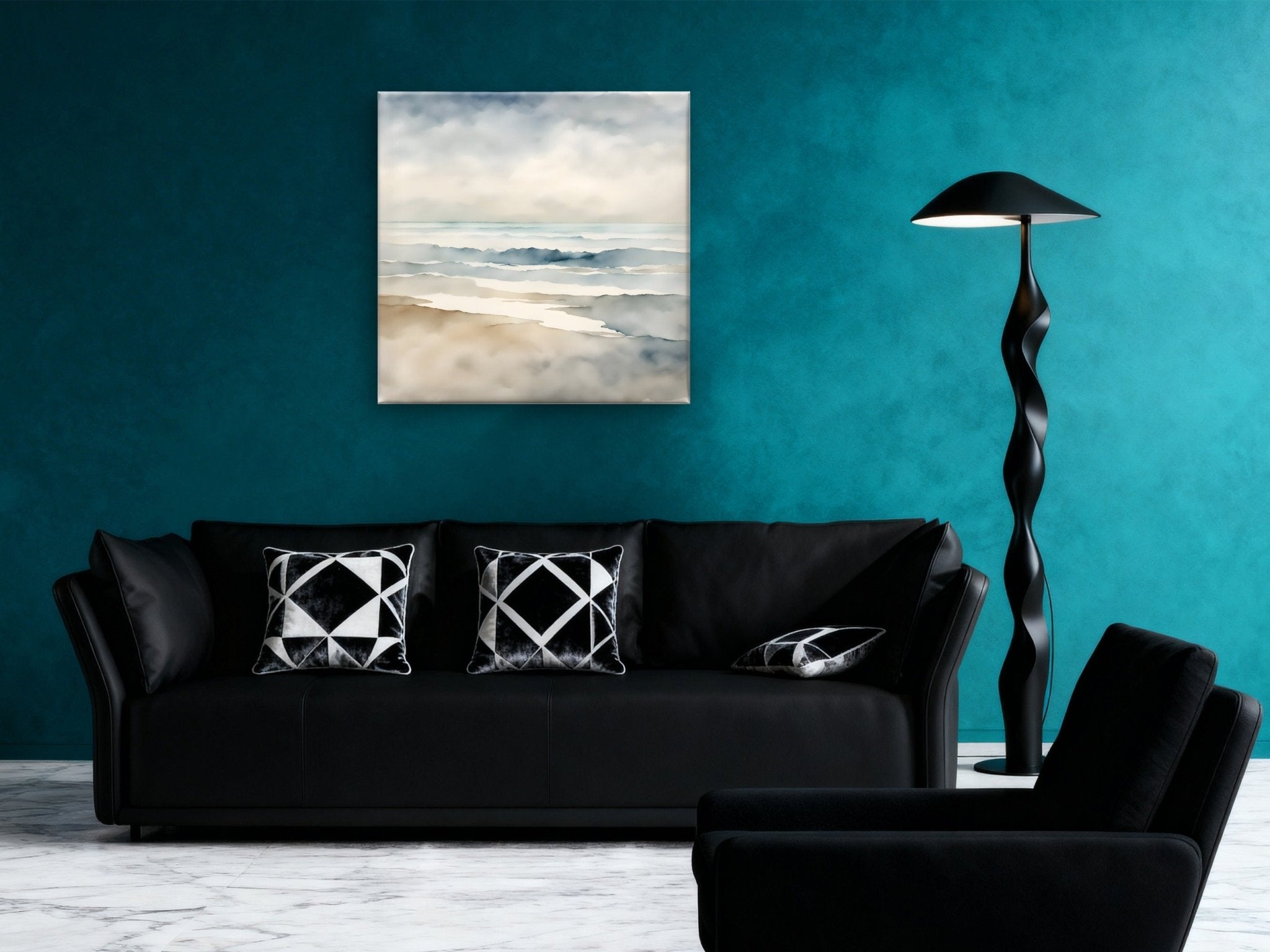 Beachview – Coastal Dreamscape Wall Art Print - Byeutifull Art