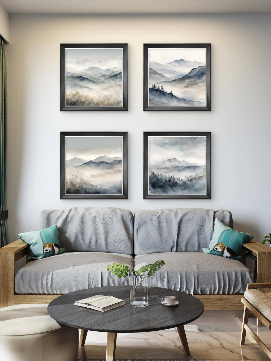 Mountains – Gallery Wall Art Set of 4