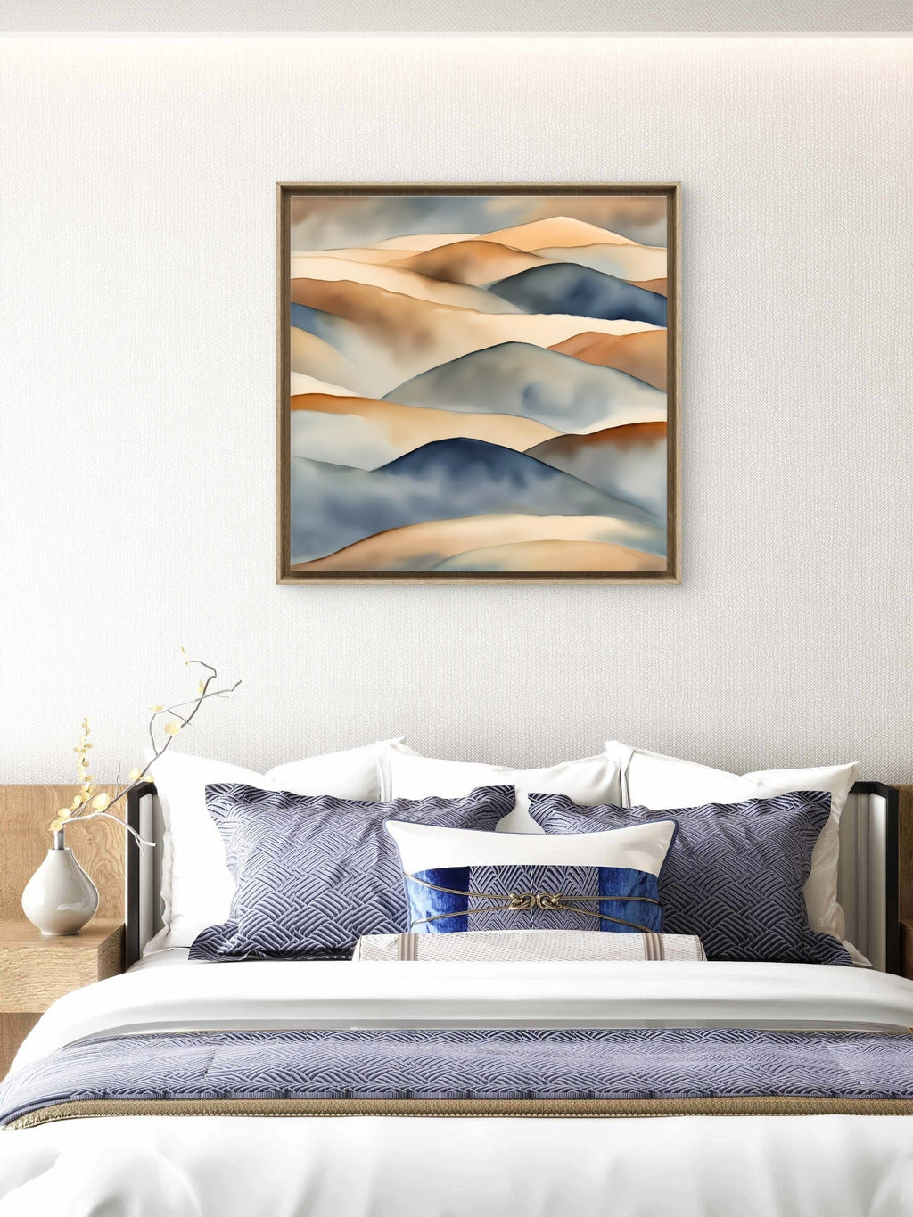 Desert Dusk – Minimalist Landscape Wall Art Print - Byeutifull Art