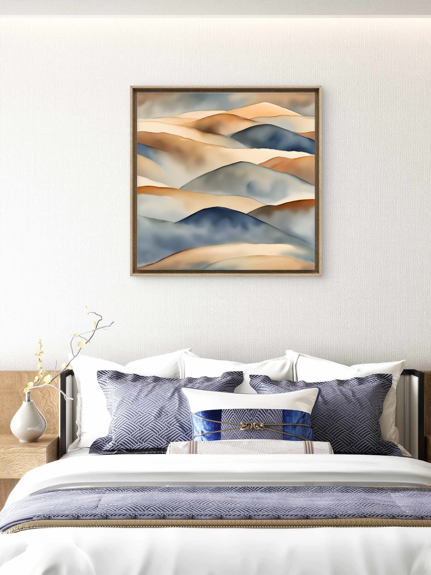 Desert Dusk – Minimalist Landscape Wall Art Print - Byeutifull Art