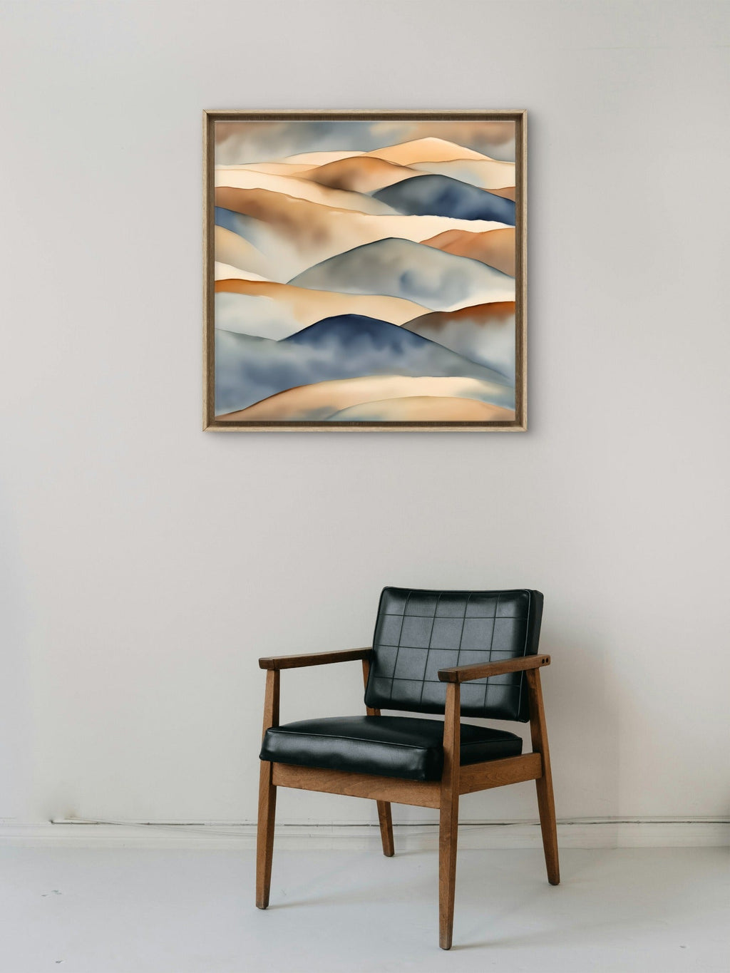 Desert Dusk – Minimalist Landscape Wall Art Print - Byeutifull Art