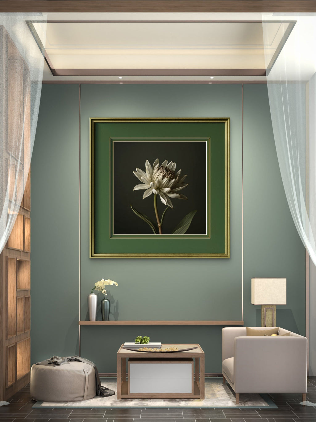 Digital Art - Botanical Studies - 7 - Square picture - Byeutifull Art