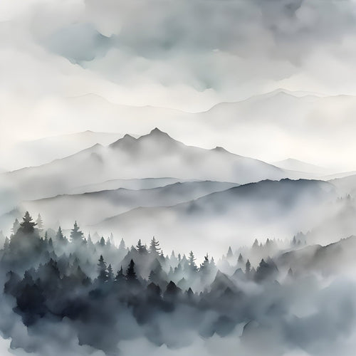 Mountains – Gallery Wall Art Set of 4 - Byeutifull Art