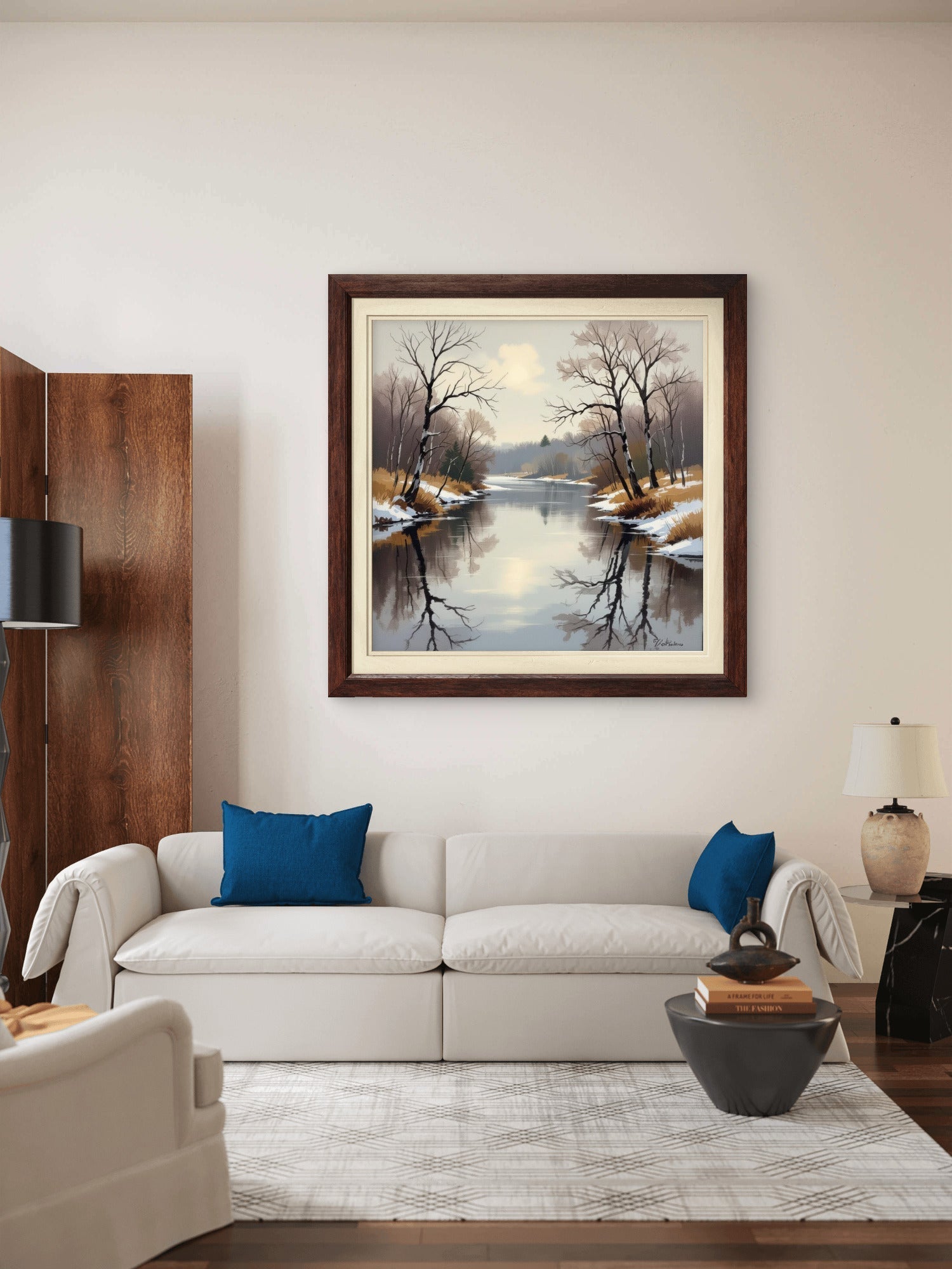 Quiet Luxury - 20 - Neutral Wall Art – Minimalist Square Art Print - Byeutifull Art