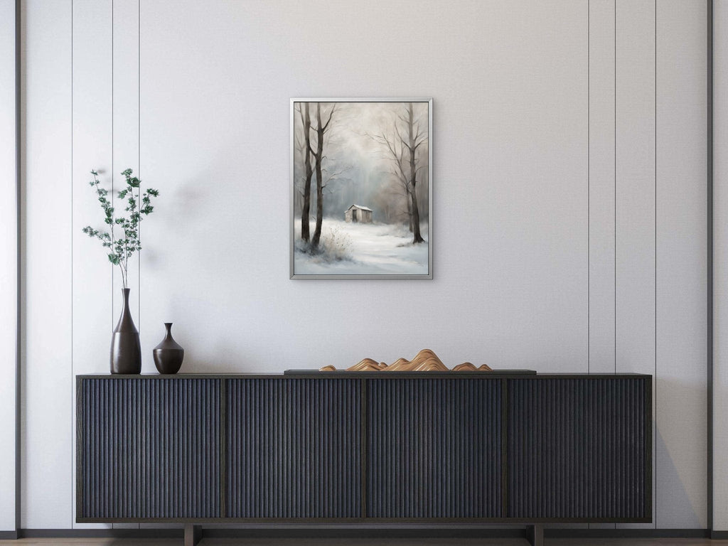 Quiet Luxury Neutral Abstract Wall Art | Dreamscape 1 - Byeutifull Art
