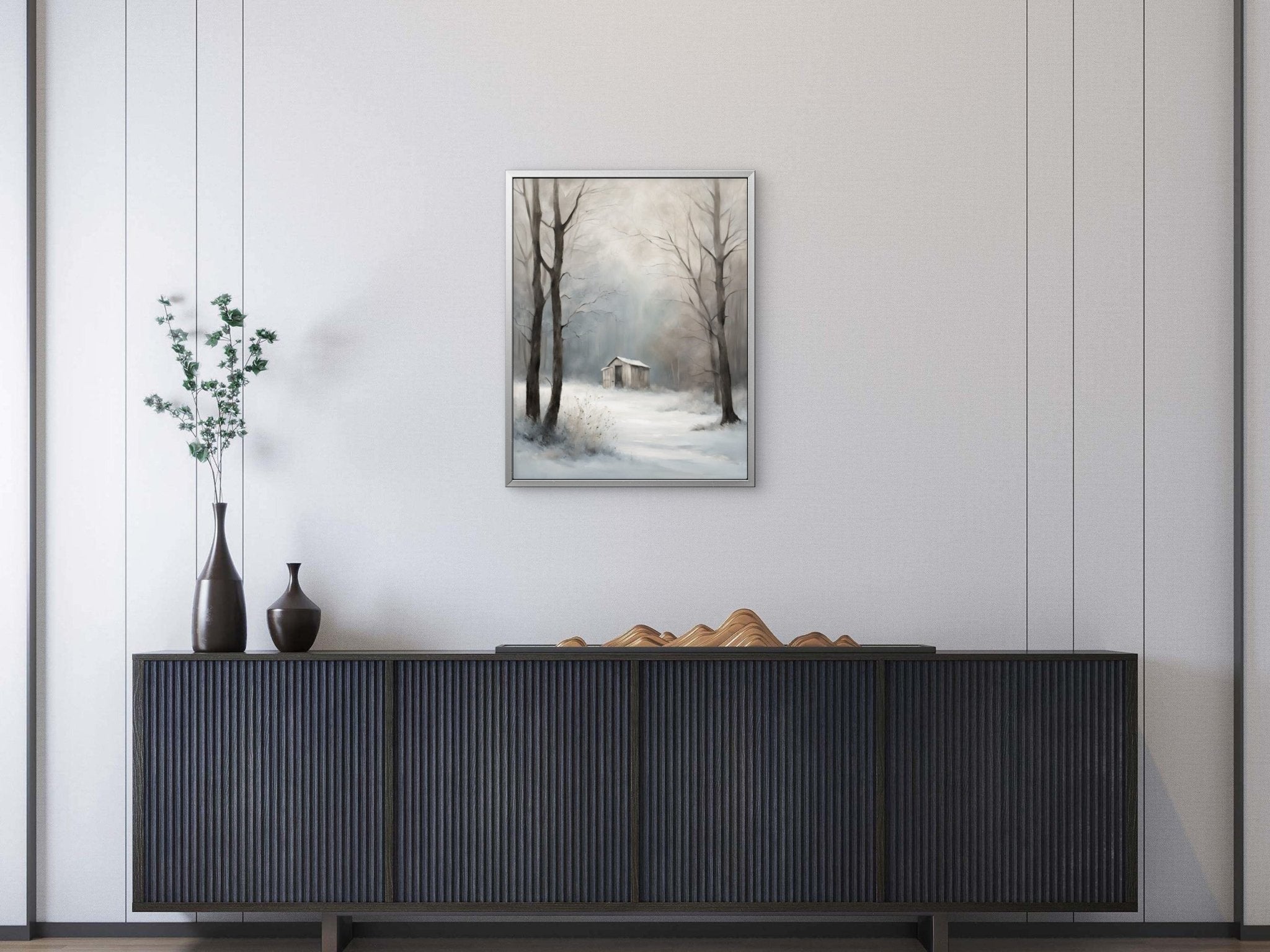 Quiet Luxury Neutral Abstract Wall Art | Dreamscape 1 - Byeutifull Art