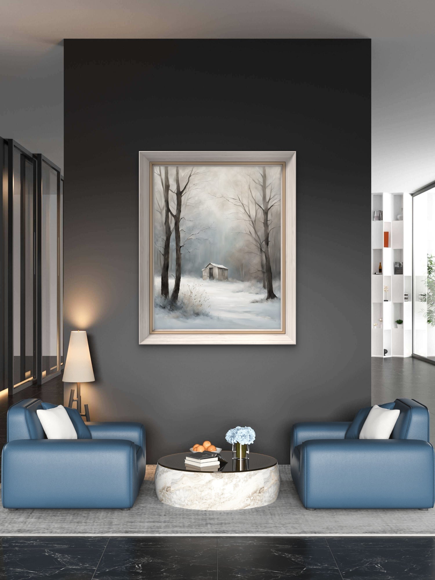 Quiet Luxury Neutral Abstract Wall Art | Dreamscape 1 - Byeutifull Art