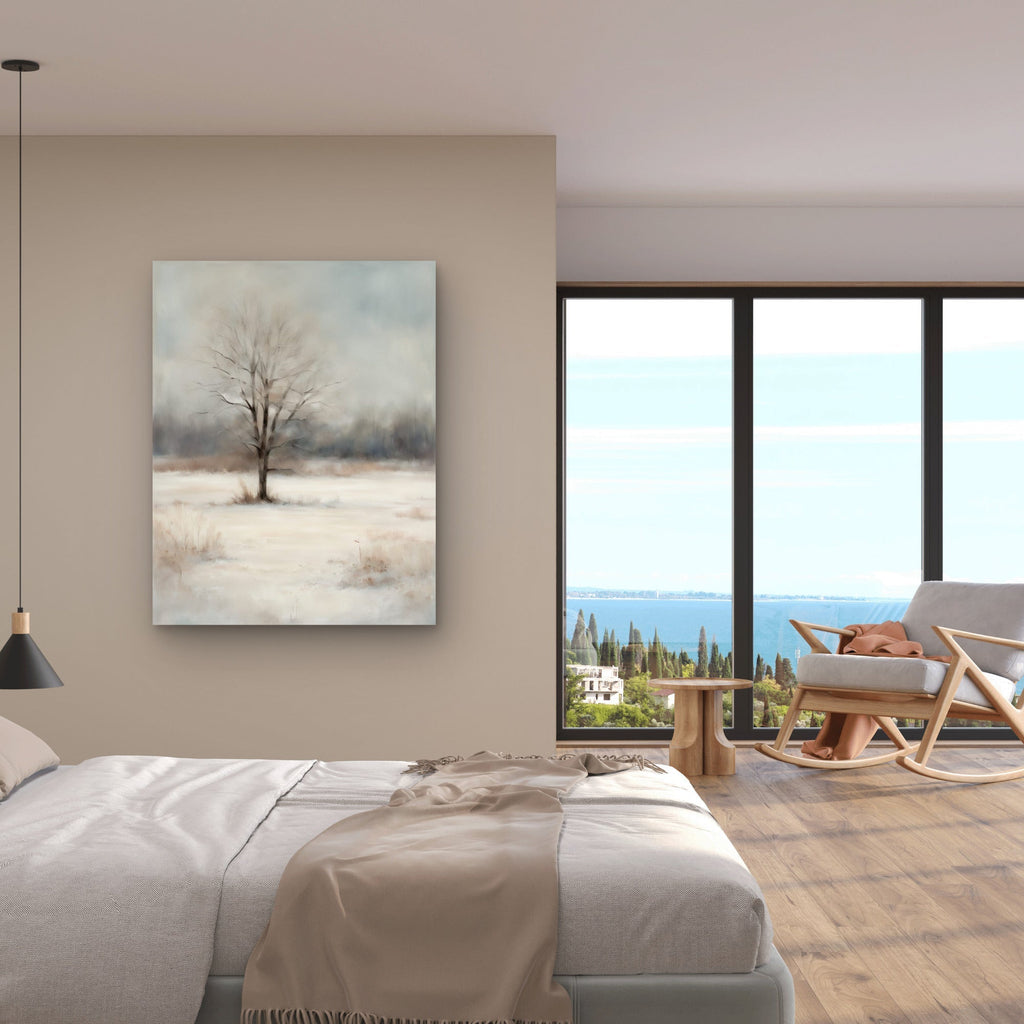 Quiet Luxury Neutral Abstract Wall Art | Dreamscape 1 - Byeutifull Art