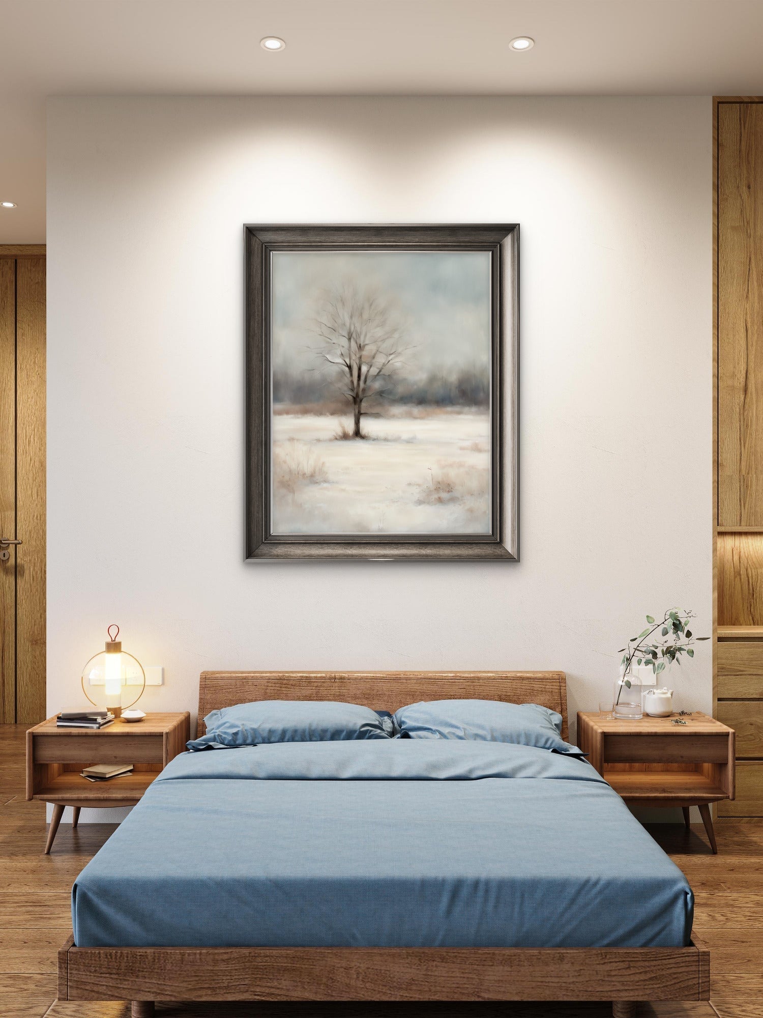 Quiet Luxury Neutral Abstract Wall Art | Dreamscape 2 - Byeutifull Art