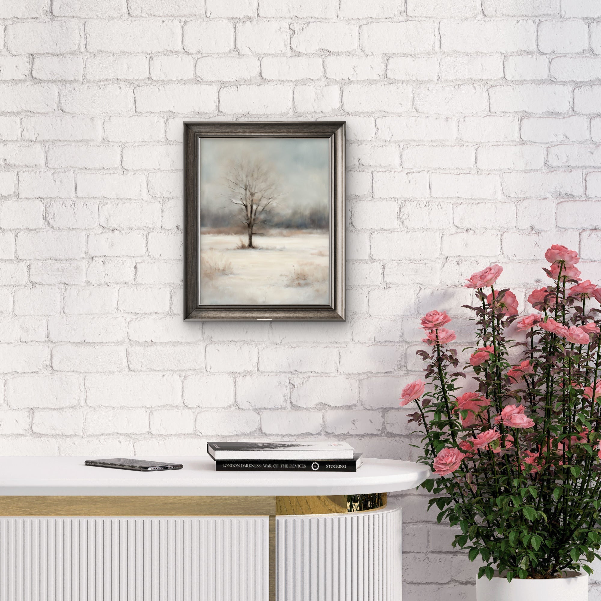 Quiet Luxury Neutral Abstract Wall Art | Dreamscape 2 - Byeutifull Art