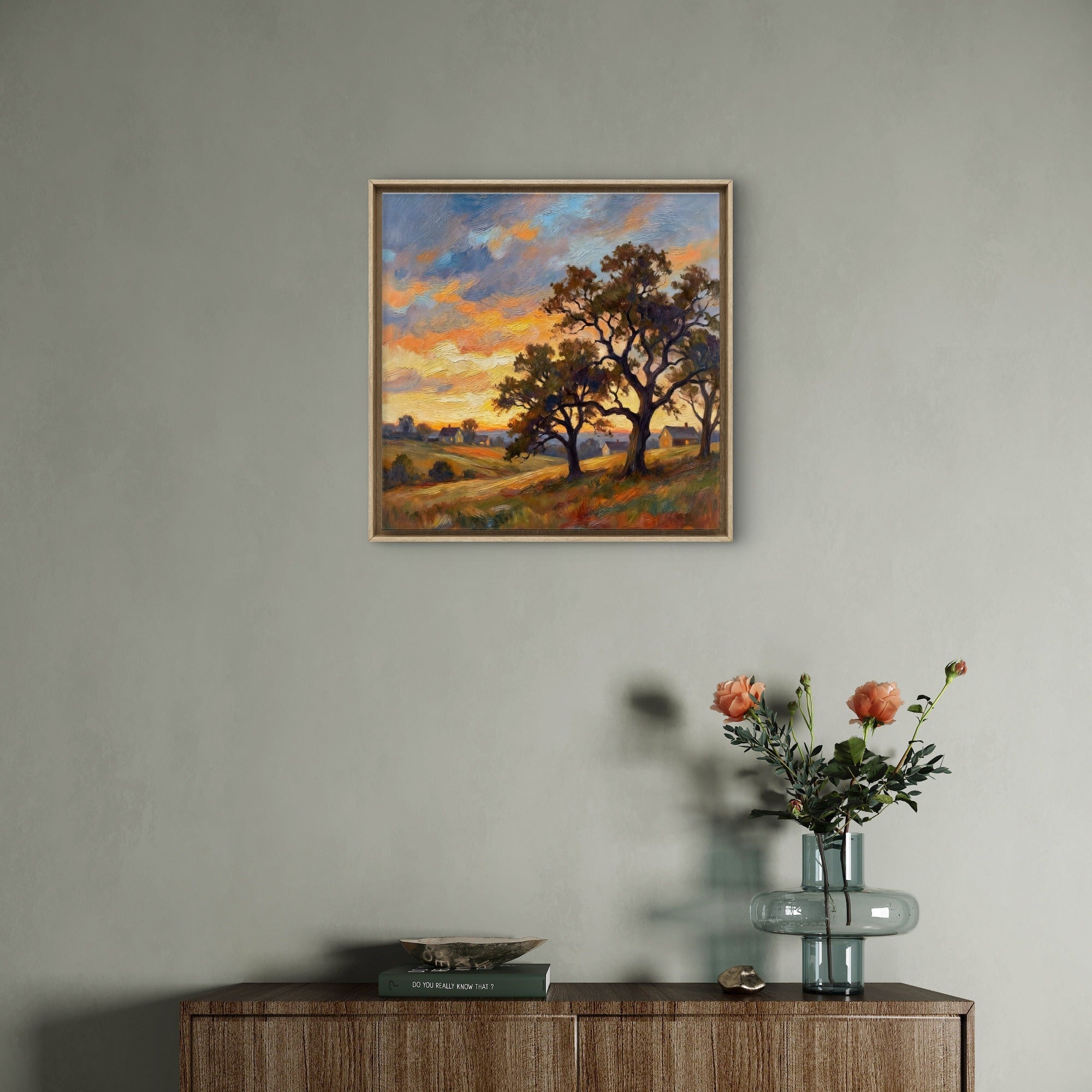 Sunset Tree – Landscape Wall Art Print - Byeutifull Art