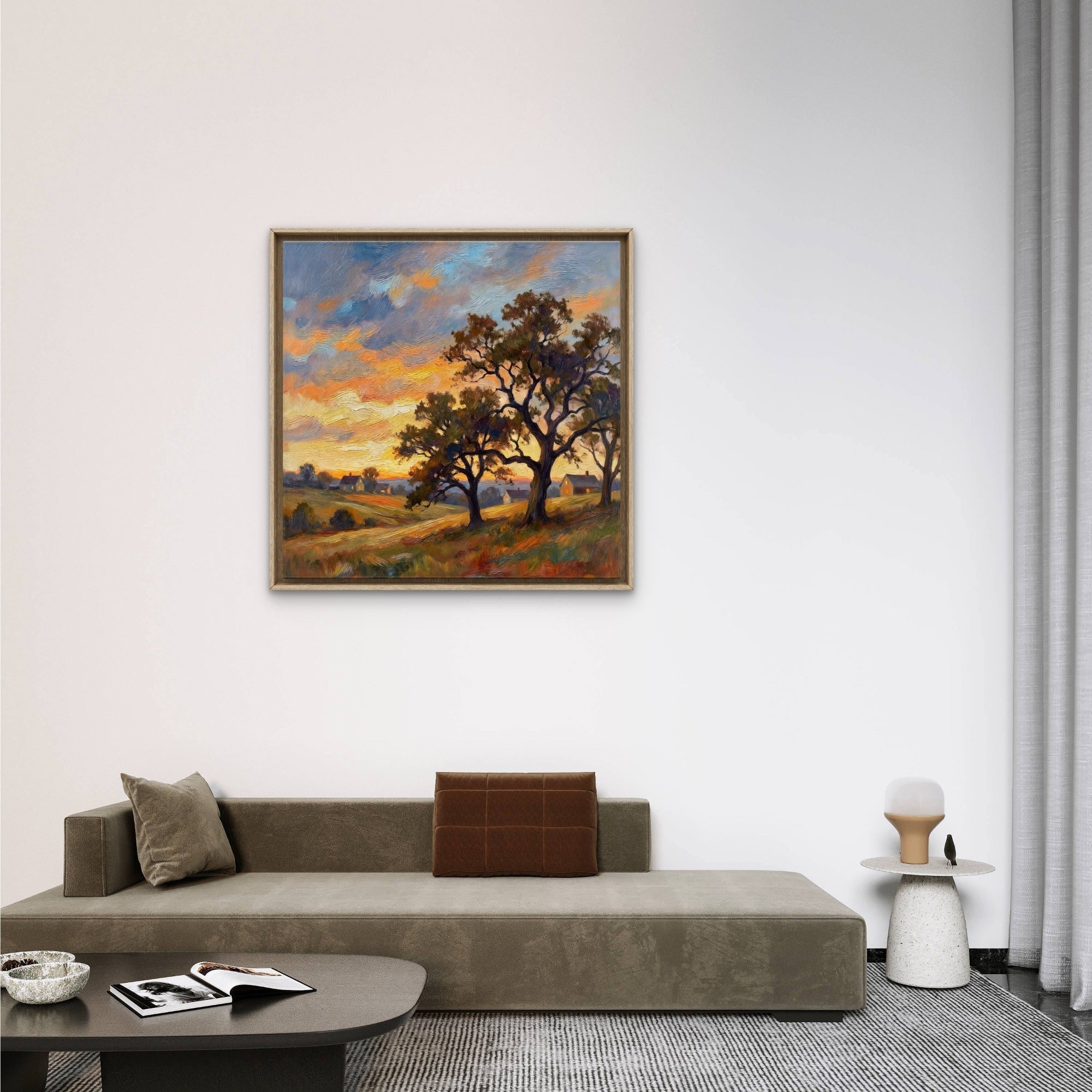 Sunset Tree – Landscape Wall Art Print - Byeutifull Art