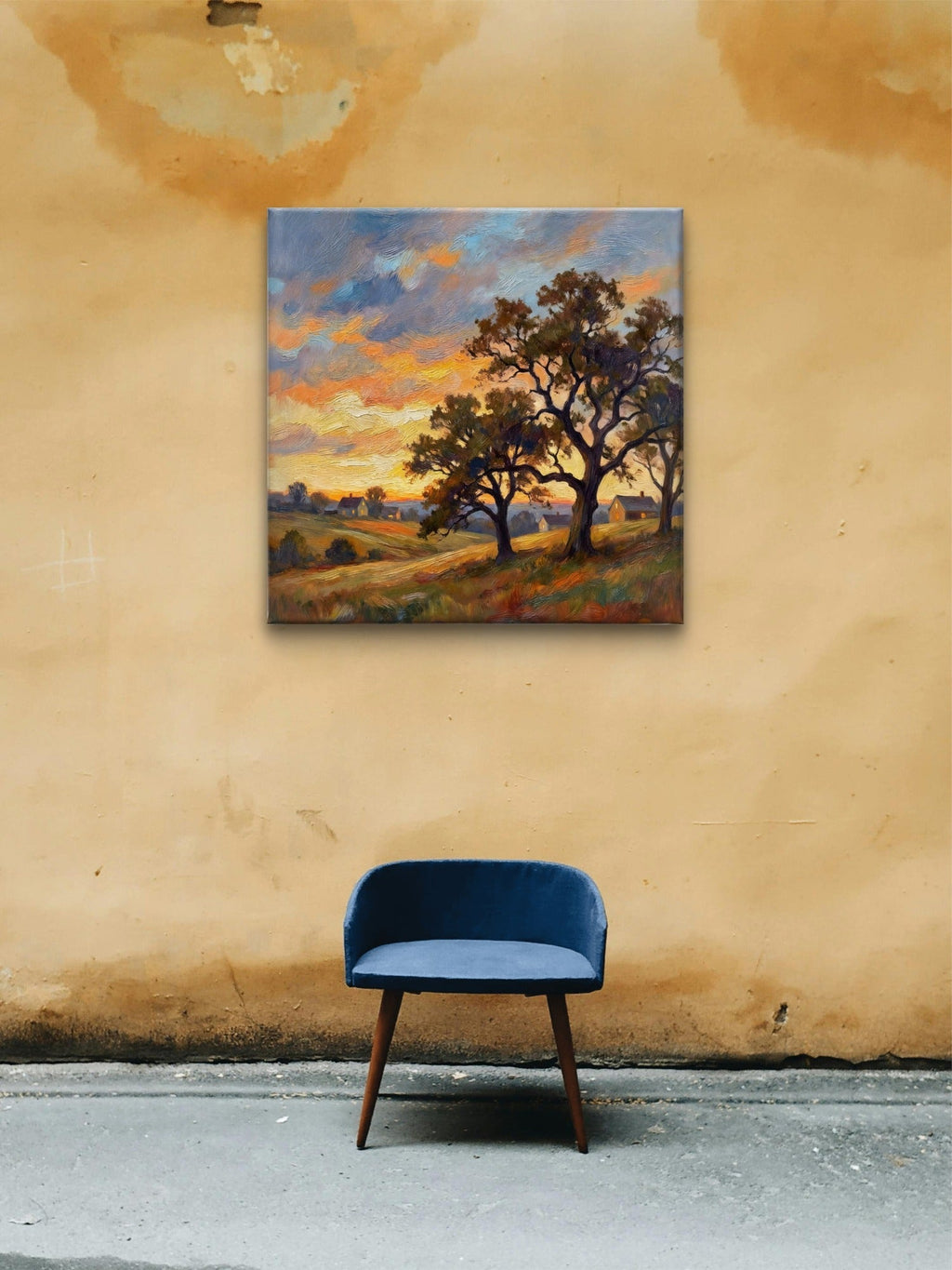 Sunset Tree – Landscape Wall Art Print - Byeutifull Art