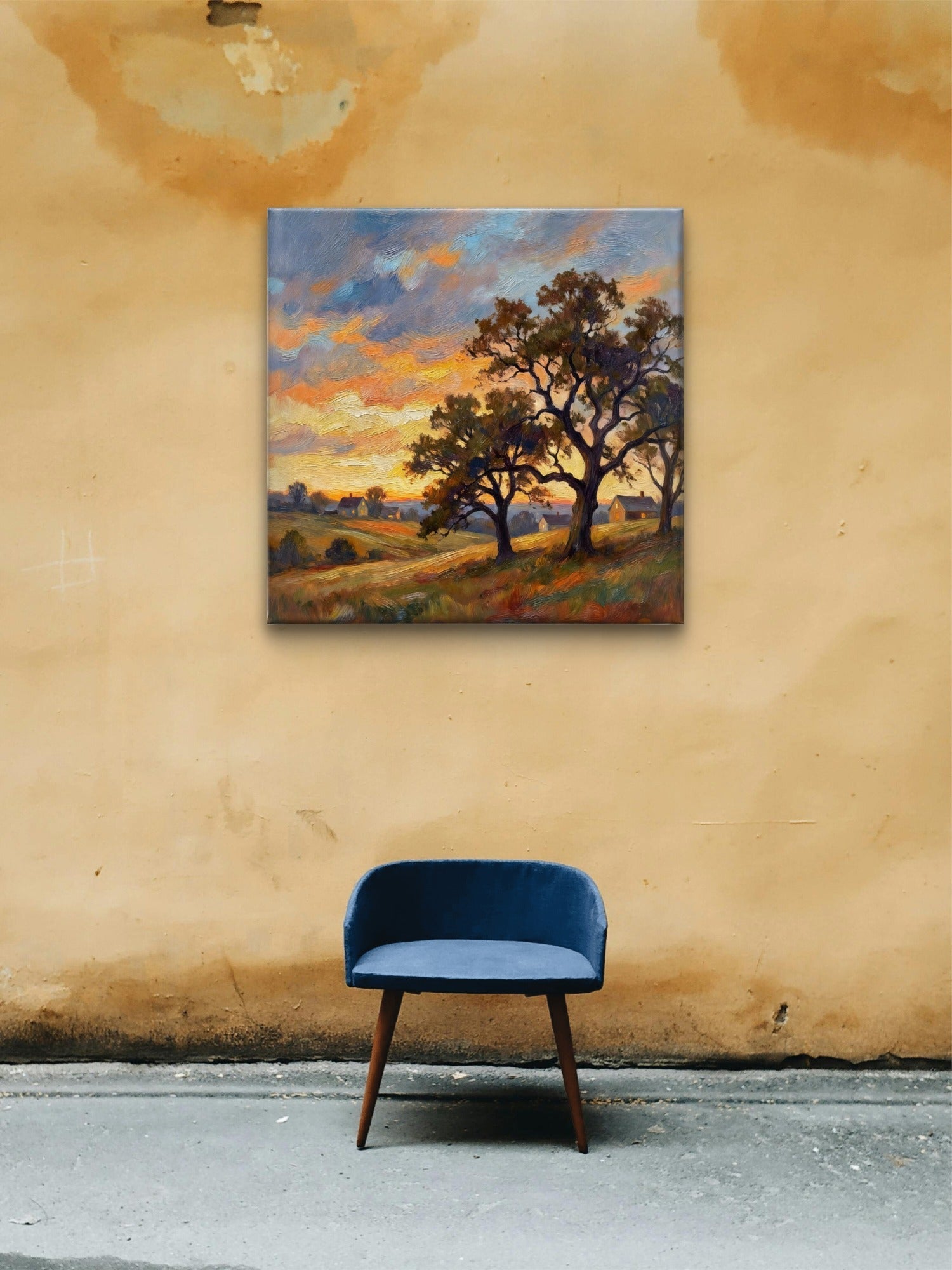 Sunset Tree – Landscape Wall Art Print - Byeutifull Art