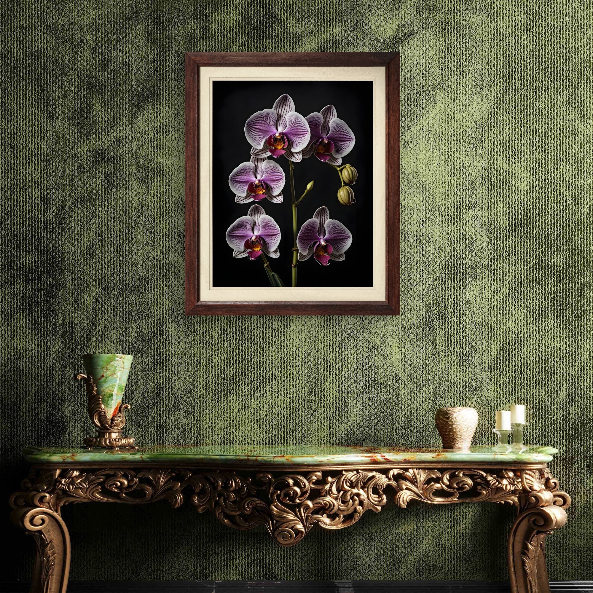 Tropical Leaves Wall Art – Modern Botanical Digital Artwork - Byeutifull Art