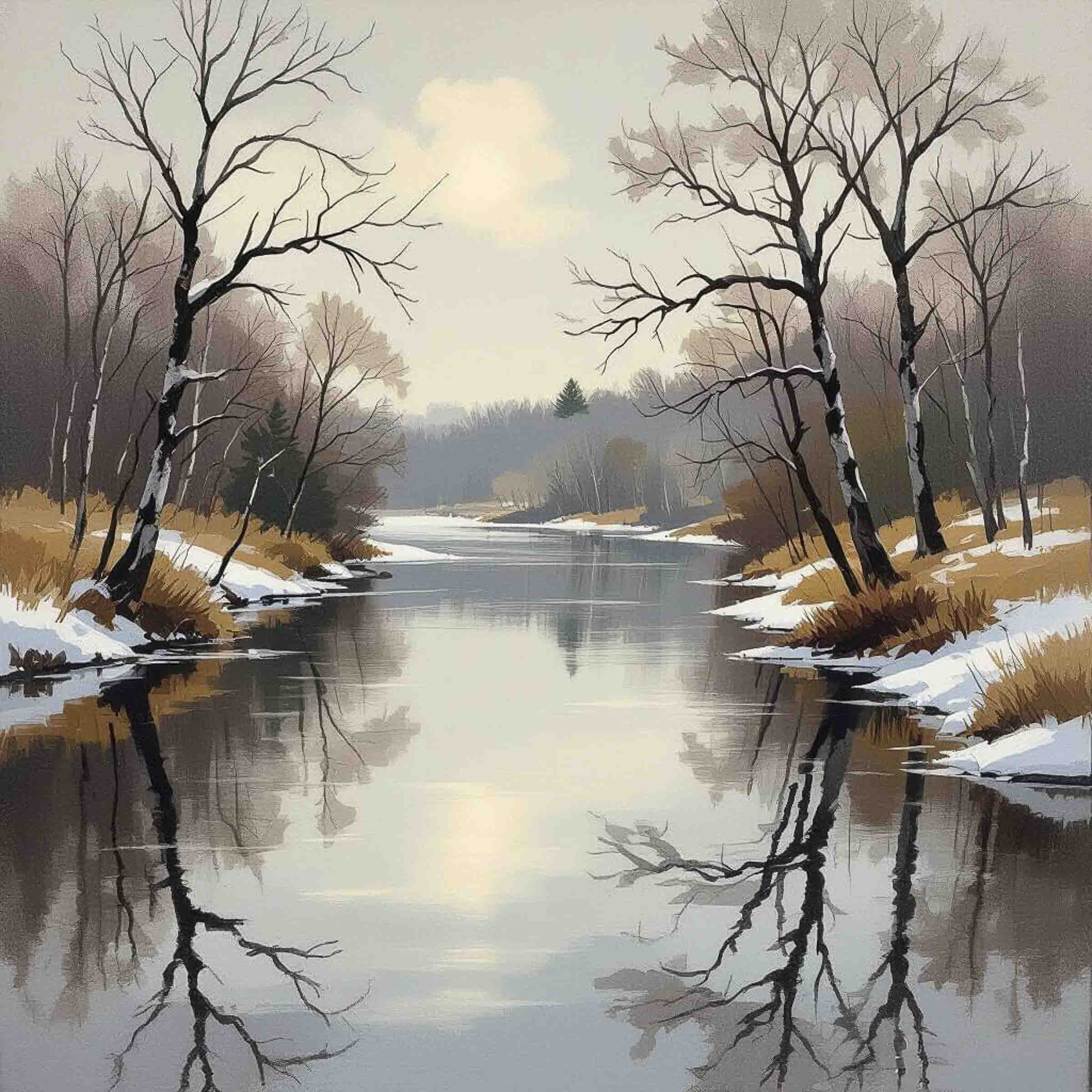 Quiet Luxury - 20-Neutral Wall Art – Square Art Print